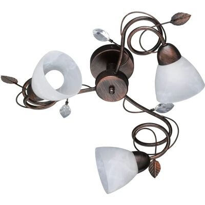 TRIO LIGHTING Traditio Plafonnier Rustique Vintage - Publicité TRIO LIGHTING Traditio Plafonnier Rustique Vintage - Publicité