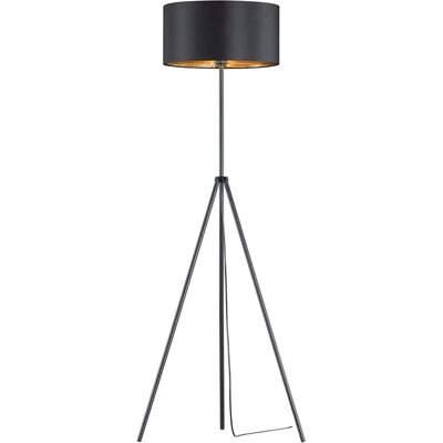 Lampada da pavimento Reality R40271032 - Moderno, E27, Paralume in tessuto nero Lampada da pavimento Reality R40271032 - Moderno, E27, Paralume in tessuto nero