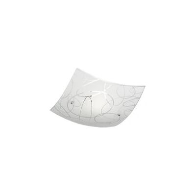Trio Lighting Hvid Spirelli Loftlampe - E27, Moderne Rektangulært Design Trio Lighting Hvid Spirelli Loftlampe - E27, Moderne Rektangulært Design