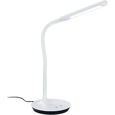 Trio Biała LED Lampka biurkowa - Nowoczesna i regulowana Trio Biała LED Lampka biurkowa - Nowoczesna i regulowana