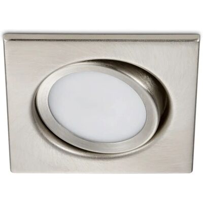 Trio Lighting - Rila Downlight Quadrato 8X8CM Nichel Satinato - Downlight Trio Lighting - Rila Downlight Quadrato 8X8CM Nichel Satinato - Downlight