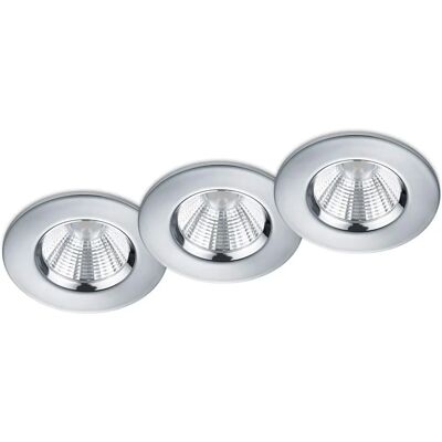 TRIO Cromo Set di 3 faretti incassati Zagros - Illuminazione a incasso TRIO Cromo Set di 3 faretti incassati Zagros - Illuminazione a incasso