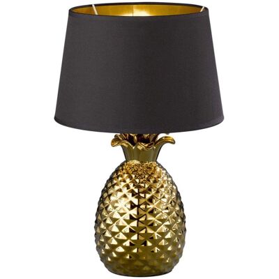 Nowoczesna ceramiczna lampa stołowa Pineapple 28cm - Złoto Nowoczesna ceramiczna lampa stołowa Pineapple 28cm - Złoto