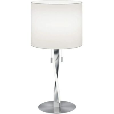 Lampe de table Nandor Nickel Mat Moderne - Lampe de Bureau Lampe de table Nandor Nickel Mat Moderne - Lampe de Bureau