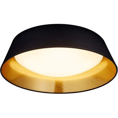 Trio Ponts Moderne 45cm Schwarze Deckenleuchte - Deckenlampe Trio Ponts Moderne 45cm Schwarze Deckenleuchte - Deckenlampe