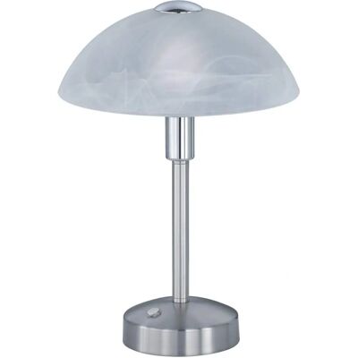 Trio Lighting Donna Moderne Bordlampe - Nikkel, 3000K, Justerbar Trio Lighting Donna Moderne Bordlampe - Nikkel, 3000K, Justerbar