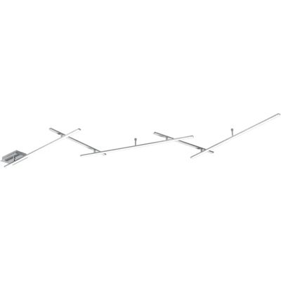 Trio Lighting Indira Moderne 25W LED Semi Flush Light Nikkel Mat 3000K Trio Lighting Indira Moderne 25W LED Semi Flush Light Nikkel Mat 3000K