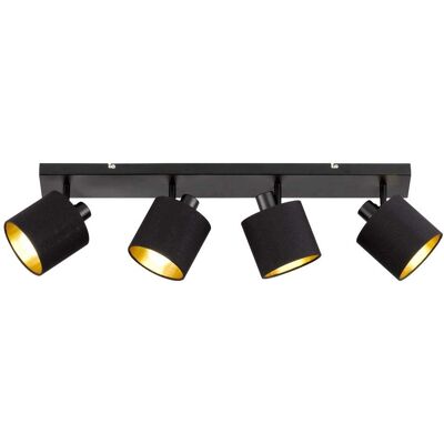 TRIO LEUCHTEN Spot 4 Lumières - Noir Mat TRIO LEUCHTEN Spot 4 Lumières - Noir Mat