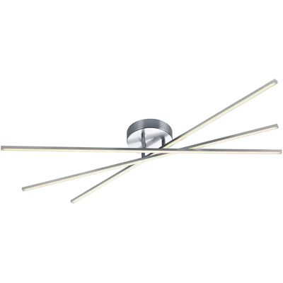 Trio Lighting Tiriac - Lampada a soffitto LED 3 luci - Nichel opaco Trio Lighting Tiriac - Lampada a soffitto LED 3 luci - Nichel opaco