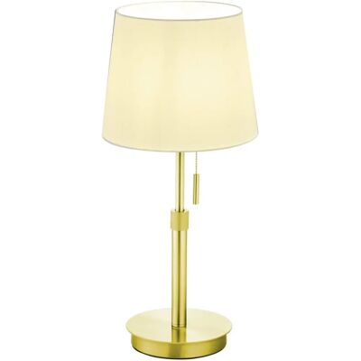 Trio Lighting - Modern bordslampa Lyon med mässingsskärm Trio Lighting - Modern bordslampa Lyon med mässingsskärm