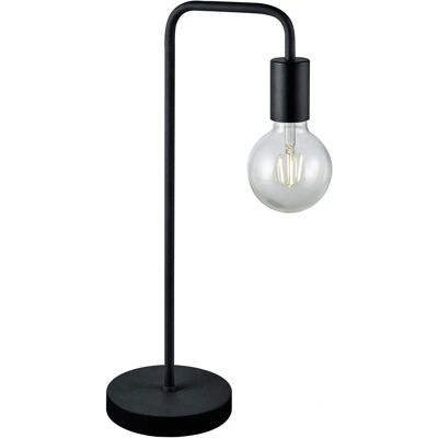 TRIO LEUCHTEN Diallo Lampe de Table Noire Minimaliste - Lampe de Bureau TRIO LEUCHTEN Diallo Lampe de Table Noire Minimaliste - Lampe de Bureau