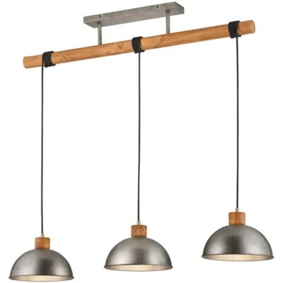 Suspension TRIO LEUCHTEN "Delhi" Vintage 3 lumières - Type de produit - Publicité Suspension TRIO LEUCHTEN "Delhi" Vintage 3 lumières - Type de produit - Publicité