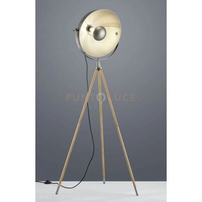Trio Lighting Delhi vintage tripod állólámpa nikkel antik - Állólámpa Trio Lighting Delhi vintage tripod állólámpa nikkel antik - Állólámpa