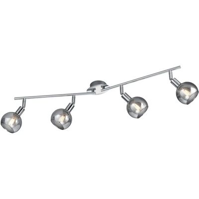 Trio Lighting Brest 4-Leuchten Deckenstrahler Chrom Trio Lighting Brest 4-Leuchten Deckenstrahler Chrom