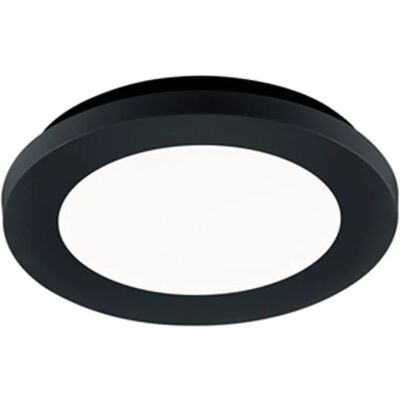 Camillus Loftslampe fra Trio Lighting - Sort, 17cm, Dæmpbar, IP44 Camillus Loftslampe fra Trio Lighting - Sort, 17cm, Dæmpbar, IP44