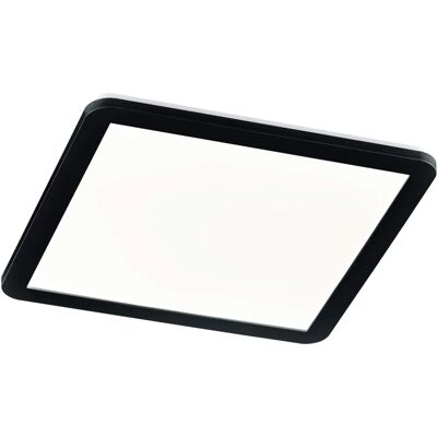 Trio Lighting Camillus Moderne 40cm Quadrat Badezimmer Deckenleuchte Schwarz Matt 3000K IP44 Trio Lighting Camillus Moderne 40cm Quadrat Badezimmer Deckenleuchte Schwarz Matt 3000K IP44