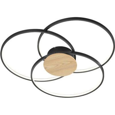 Lámpara de techo Sedona 40W LED moderna negra - Salón y dormitorio Lámpara de techo Sedona 40W LED moderna negra - Salón y dormitorio