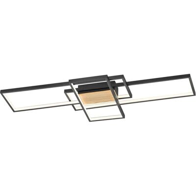 Lampada a Soffitto Trio Leuchten Nera - Moderna con Dimmer 104cm Lampada a Soffitto Trio Leuchten Nera - Moderna con Dimmer 104cm