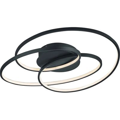Corp lumină LED semi-incandescent Gale Modern - 38.5W Negru Corp lumină LED semi-incandescent Gale Modern - 38.5W Negru