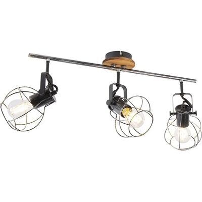 Plafoniera Trio Madras 3 Fari vintage - Lampada soffitto Plafoniera Trio Madras 3 Fari vintage - Lampada soffitto