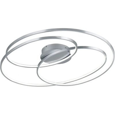 Luminaire plafond moderne Gale 50W LED Nickel Mat - Intérieur - Publicité Luminaire plafond moderne Gale 50W LED Nickel Mat - Intérieur - Publicité