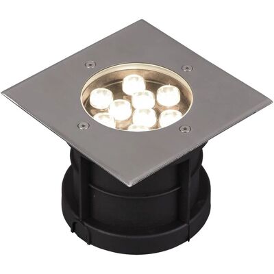 Luce da terra Belaja Nickel - IP65 Luce esterna quadrata Luce da terra Belaja Nickel - IP65 Luce esterna quadrata