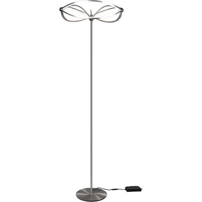 Trio Illuminazione Lampada da terra LED Moderna Nichel Opaco - 3000K - Dimmabile Trio Illuminazione Lampada da terra LED Moderna Nichel Opaco - 3000K - Dimmabile