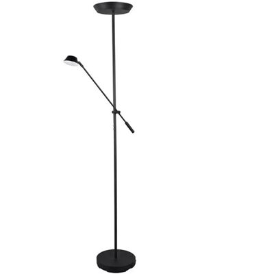 Lampada da terra Reality Haora - 17W, Luce calda, Metallo moderno Lampada da terra Reality Haora - 17W, Luce calda, Metallo moderno