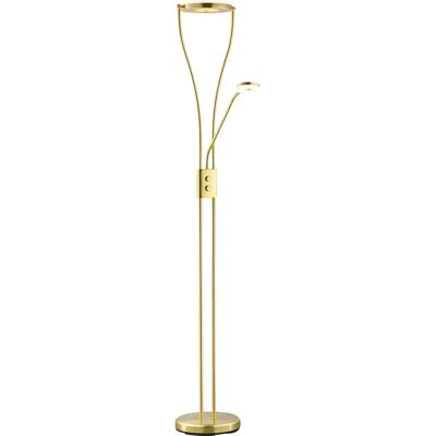 Reality Messing Staande Lamp - R42412108 - Verstelbare Leesarm Reality Messing Staande Lamp - R42412108 - Verstelbare Leesarm