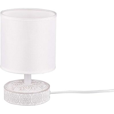 Lampe de Table Blanche en Céramique et Tissu Marie Trio Lighting - Lampe de Table Lampe de Table Blanche en Céramique et Tissu Marie Trio Lighting - Lampe de Table
