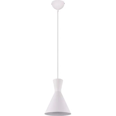 Biała lampa wisząca Enzo - Nowoczesny design Biała lampa wisząca Enzo - Nowoczesny design