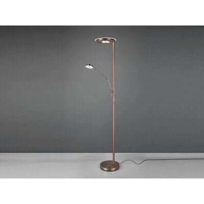 Trio BARRIE LED lampa podłogowa 32W+6W Regulowana temperatura barwowa Nowoczesna Metal Trio BARRIE LED lampa podłogowa 32W+6W Regulowana temperatura barwowa Nowoczesna Metal