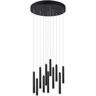 Lampada a sospensione Trio TUBULAR moderna con 11 luci - Lampadario Lampada a sospensione Trio TUBULAR moderna con 11 luci - Lampadario