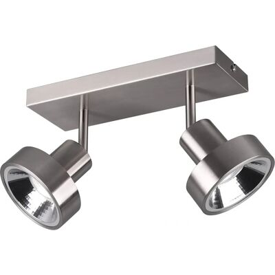 Trio Lighting Deckenlampe 2xGU10 Nickel Modernes Design Trio Lighting Deckenlampe 2xGU10 Nickel Modernes Design