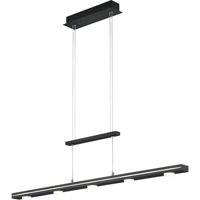 Trio Leuchten Lacal Modern 7-flammig LED Hängeleuchte - Schwarz Trio Leuchten Lacal Modern 7-flammig LED Hängeleuchte - Schwarz