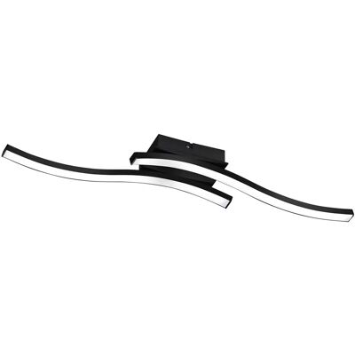 Reality Schwarze Deckenleuchte Modell Route 5W 3000K - Deckenlampe Reality Schwarze Deckenleuchte Modell Route 5W 3000K - Deckenlampe