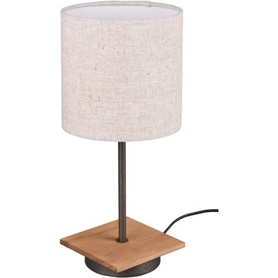 Lampada da Tavolo Vintage Elmau di Trio - Nichel antico, Ø 18cm, 40cm di altezza Lampada da Tavolo Vintage Elmau di Trio - Nichel antico, Ø 18cm, 40cm di altezza