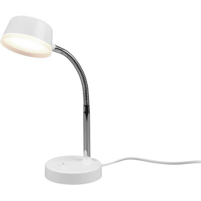 TRIO KIKO Tischlampe - Verstellbare Weiße LED Schreibtischlampe TRIO KIKO Tischlampe - Verstellbare Weiße LED Schreibtischlampe