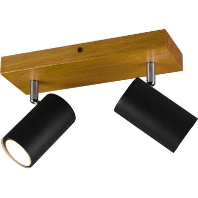 Projecteur de Plafond Marley II - Moderne Double LED Noir Projecteur de Plafond Marley II - Moderne Double LED Noir