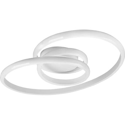 Nowoczesna LED sufitowa Sansa od Trio Lighting - Matowa biała 4000K Nowoczesna LED sufitowa Sansa od Trio Lighting - Matowa biała 4000K