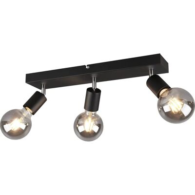 Luce a soffitto Trio VANNES - Nero opaco - Regolabile - Interni moderni Luce a soffitto Trio VANNES - Nero opaco - Regolabile - Interni moderni