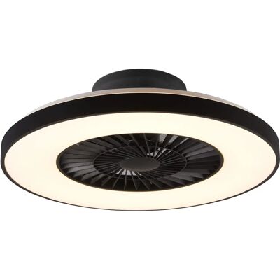 Trio Lighting Halmstad Loftventilator Sort - Fjernbetjening - Indendørs Trio Lighting Halmstad Loftventilator Sort - Fjernbetjening - Indendørs