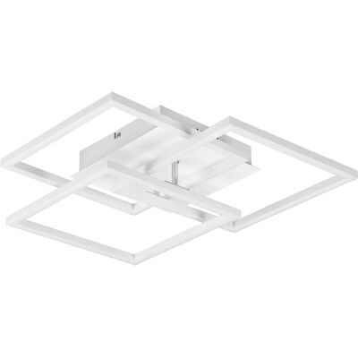 Plafonnier LED Blanc Moderne Trio - Télécommande - Publicité Plafonnier LED Blanc Moderne Trio - Télécommande - Publicité