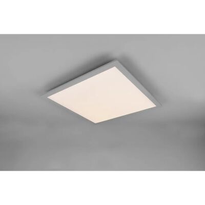 Lámpara de Techo Alpha Moderna de 45cm LED Semi Empotrada Negra Mate Lámpara de Techo Alpha Moderna de 45cm LED Semi Empotrada Negra Mate