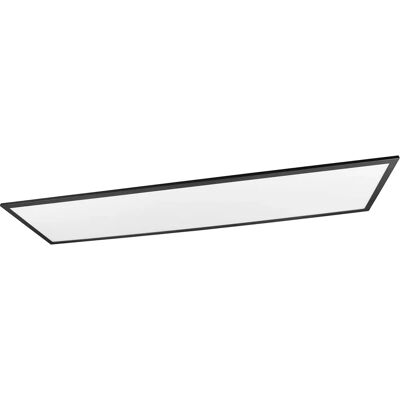 Trio Lighting Alpha 119cm Luz LED Semi Empotrada Color Negro - Estilo Moderno Trio Lighting Alpha 119cm Luz LED Semi Empotrada Color Negro - Estilo Moderno