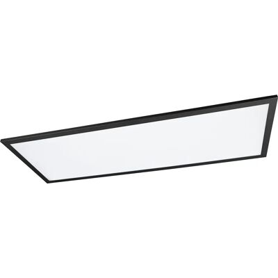 Luz LED Semi Empotrada Gamma Moderna 80cm - Luz de Panel LED Negros Mate Luz LED Semi Empotrada Gamma Moderna 80cm - Luz de Panel LED Negros Mate