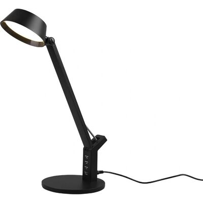 Trio - Lampada da scrivania moderna nera con USB e temperatura regolabile Trio - Lampada da scrivania moderna nera con USB e temperatura regolabile