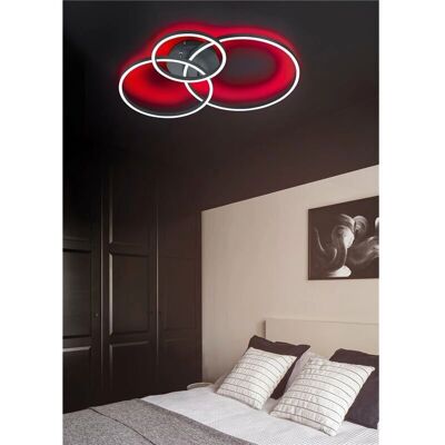 Trio Winona Moderne RGBW LED 28W Deckenleuchte - LED Deckenlampe Trio Winona Moderne RGBW LED 28W Deckenleuchte - LED Deckenlampe