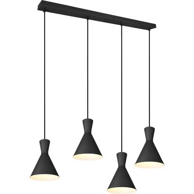Lampada a sospensione moderna Enzo di Trio Lighting - Lampada da soffitto 4 luci Lampada a sospensione moderna Enzo di Trio Lighting - Lampada da soffitto 4 luci