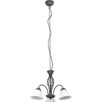 Lampadario Rustico a 3 luci Trio Lighting - Lampada da soffitto Lampadario Rustico a 3 luci Trio Lighting - Lampada da soffitto